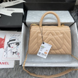 Chanel Original lambskin tiop handle bag A92990 DJ062753
