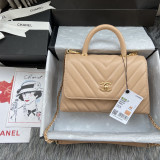 Chanel Original lambskin tiop handle bag A92990 DJ062753