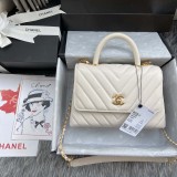 Chanel Original lambskin tiop handle bag A92990 DJ062753