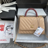 Chanel Original lambskin tiop handle bag A92990 DJ062753