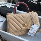 Chanel Original lambskin tiop handle bag A92990 DJ062753