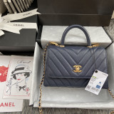 Chanel Original lambskin tiop handle bag A92990 DJ062753