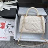 Chanel Original lambskin tiop handle bag A92990 DJ062753