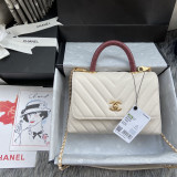 Chanel Original lambskin tiop handle bag A92990 DJ062753