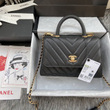 Chanel Original lambskin tiop handle bag A92990 DJ062753