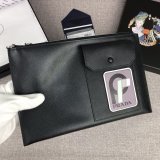 Prada original saffiano Clutch 2NG005 XM063036