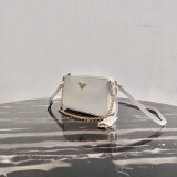 Prada original saffiano long chian shoulder bag XM063012