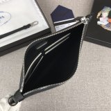 Prada original saffiano Clutch 2NG005 XM063036