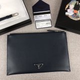 Prada original saffiano Clutch 2NG005 XM063036