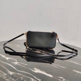 Prada original saffiano long chian shoulder bag XM063012