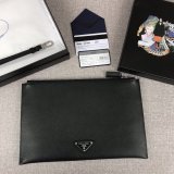 Prada original saffiano Clutch 2NG005 XM063036