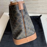 Celine original medium bucket bag in triomphe canvas JXG070902