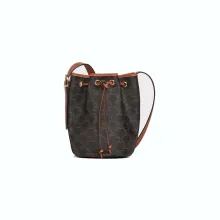 Celine original small bucket bag in triomphe canvas JXG070901