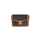 Celine original teen triomphe bag in triomphe canvas and calfskin JXG070921