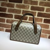 Guccii original GG Supreme Horsebit 1955 small top handle bag GZ071219