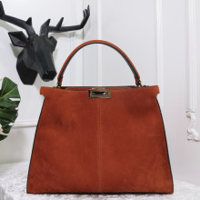 Fendi original Suede peekaboo shoulder bag OL080928