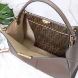 Fendi original leather peekaboo shoulder bag OL080929