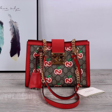 Gucci original small shoulder bag with GG Apple print GZ90425