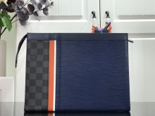 Louis vuitton original Damier Graphite and Epi zippy POCHETTE VOYAGE clutch M56827 20101641