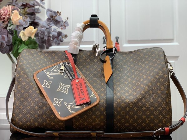 Louis vuitton original Monogram KEEPALL BANDOULIÈRE 50CM 20101631