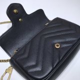 Gucci GG Marmont matelassé leather super mini bag 476433 GZ20110111