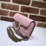 Gucci GG Marmont matelassé leather super mini bag 476433 GZ20110111