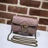 Gucci GG Marmont matelassé leather super mini bag 476433 GZ20110111