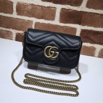 Gucci GG Marmont matelassé leather super mini bag 476433 GZ20110111