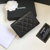 Chanel original lambskin leboy wallet GZ20110601