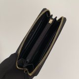 Chanel original grained calfskin black wallet GZ20110605