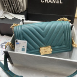 Chanel 10 colors original grained calfskin Golden Leboy DJ20110702