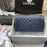 Chanel 10 colors original grained calfskin Golden Leboy DJ20110702