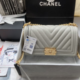Chanel 10 colors original grained calfskin Golden Leboy DJ20110702