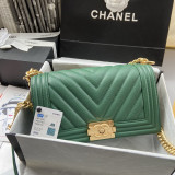 Chanel 10 colors original grained calfskin Golden Leboy DJ20110702