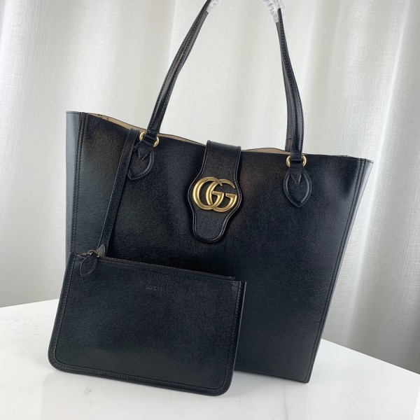 Gucci Original Zumi grainy leather Medium top handle bag EY2141207