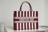 Dior 3 colors Book Tote bag in embroidered canvas BF041504