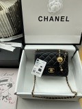 Channnel 6 colors Original Leather Long Chain Shoulder Handbag  DJ041604