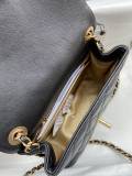 Channnel 6 colors Original Leather Long Chain Shoulder Handbag  DJ041604