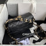 Channnel 4 colors Original Leather Long Chain Shoulder Handbag  DJ041606