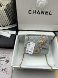 Channnel 6 colors Original Leather Long Chain Shoulder Handbag  DJ041604