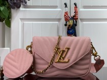 Louis vuitton 3 colors new Wave leather camera bag   MJ2142305