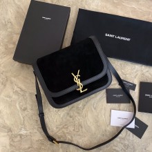 Saint Laurent Original Monogram All Over Small Satchel In Suede bag 635025 MTX2143021