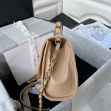 Channnel 6 colors Original Leather Long Chain Shoulder Handbag DJ052201