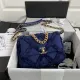 Channnel 2 colors Original canvas Long Chain Shoulder Handbag DJ052202