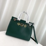 Gucci Original Zumi grainy leather small top handle bag EY2160803