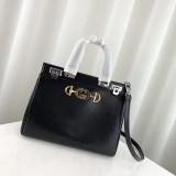 Gucci Original Zumi grainy leather small top handle bag EY2160803