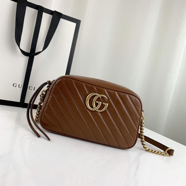 Gucci GG Marmont matelassé leather super mini bag EY2160807