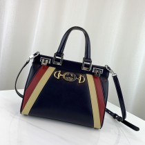 Gucci Original Zumi grainy leather small top handle bag EY2160804