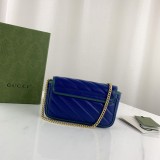 Gucci GG Marmont matelassé leather super mini bag EY21062403