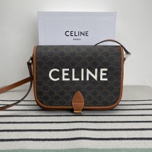 Celine original medium folco bag in triomphe canvas BY2162830